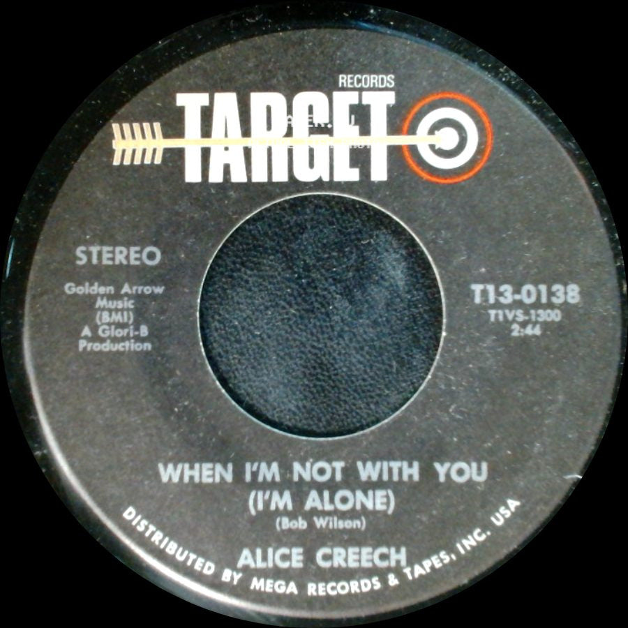Alice Creech - When I'm Not With You (I'm Alone) / The Night They Drove Old Dixie Down side A