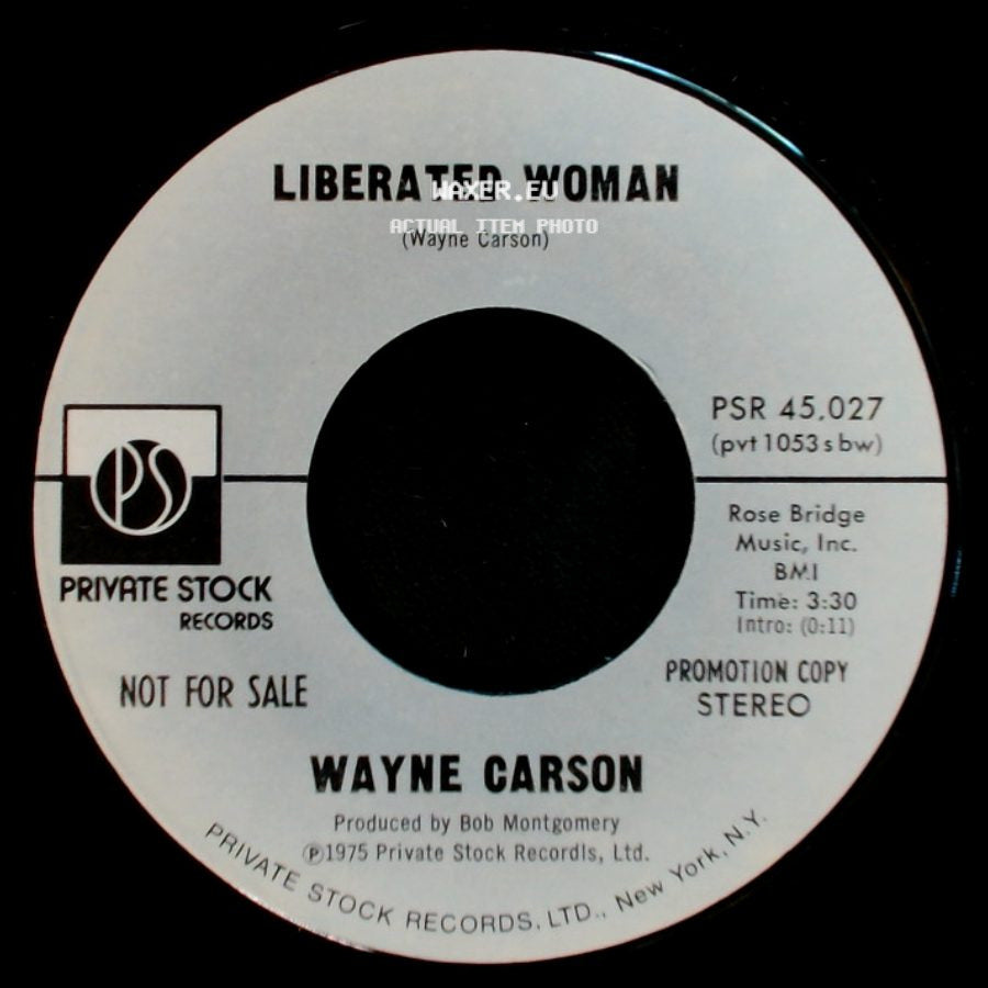 Wayne Carson - Liberated Woman / Liberated Woman side A