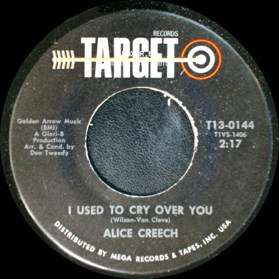 Alice Creech - I Used To Cry Over You / We'll Sing In The Sunshine side A