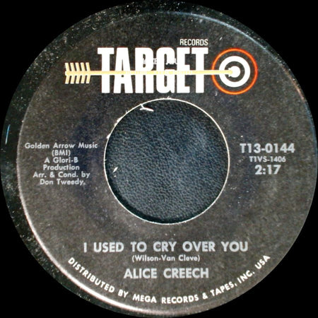 Alice Creech - We'll Sing In The Sunshine / I Used To Cry Over You side B