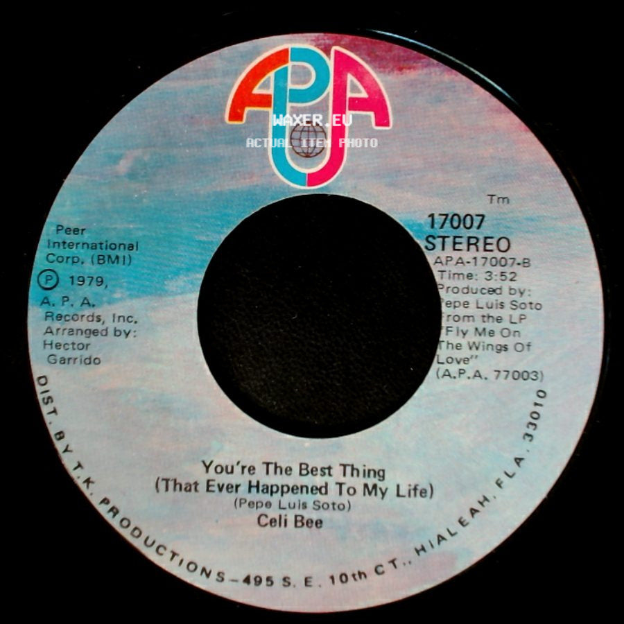 Celi Bee - You're The Best Thing (That Ever Happened To My Life) / Fly Me On The Wings Of Love side A