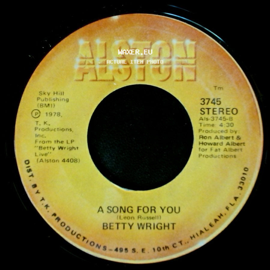 Betty Wright - A Song For You / Lovin' Is Really My Game side A