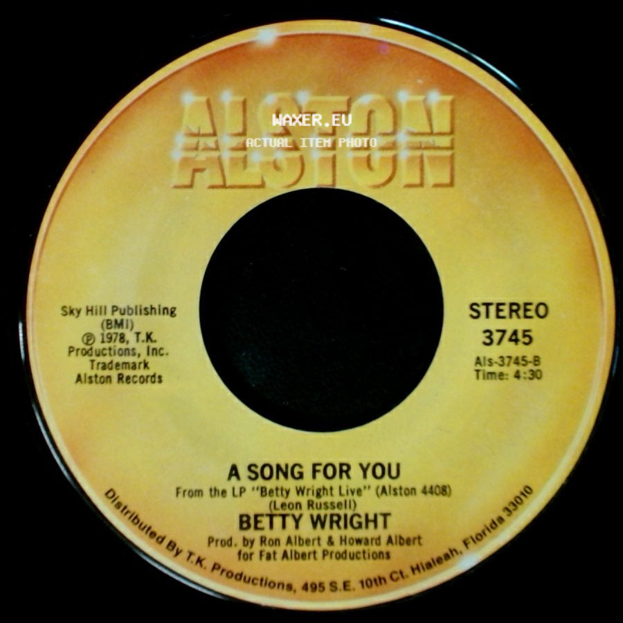 Betty Wright - A Song For You / Lovin' Is Really My Game side A