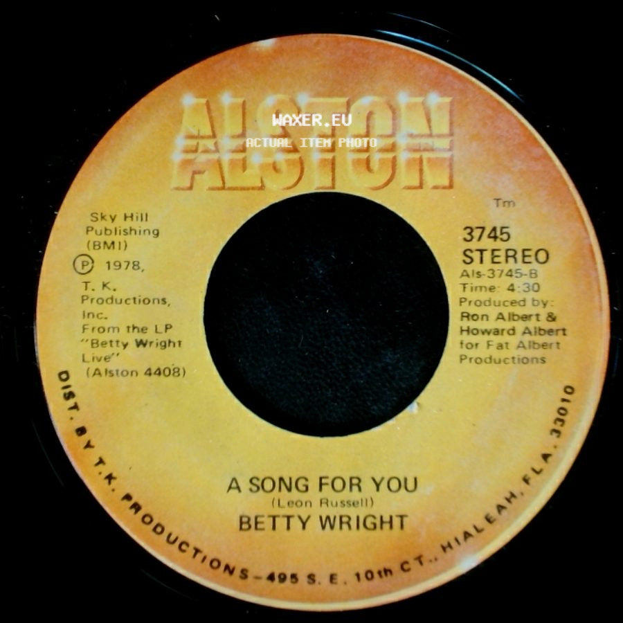 Betty Wright - A Song For You / Lovin' Is Really My Game side A