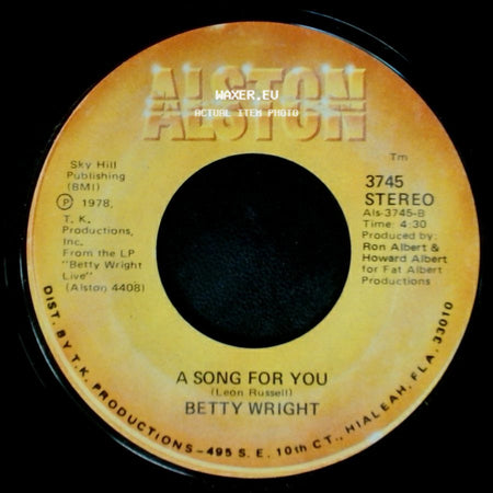 Betty Wright - Lovin' Is Really My Game / A Song For You side B