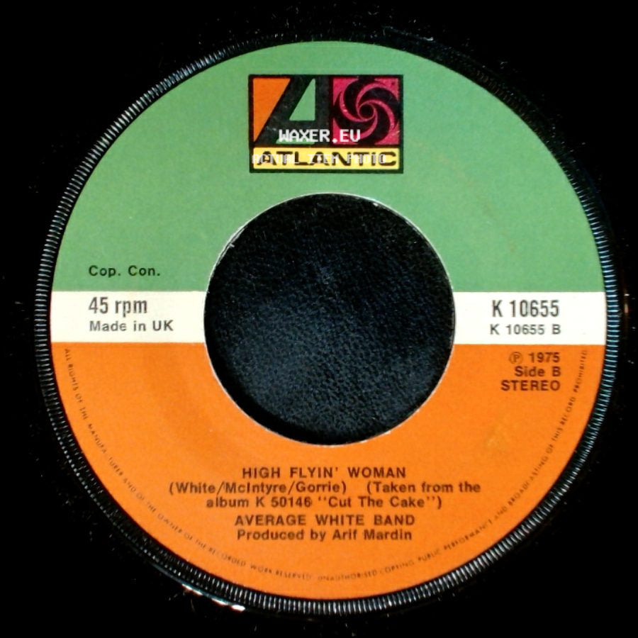 Average White Band - If I Ever Lose This Heaven / High Flyin' Woman side B