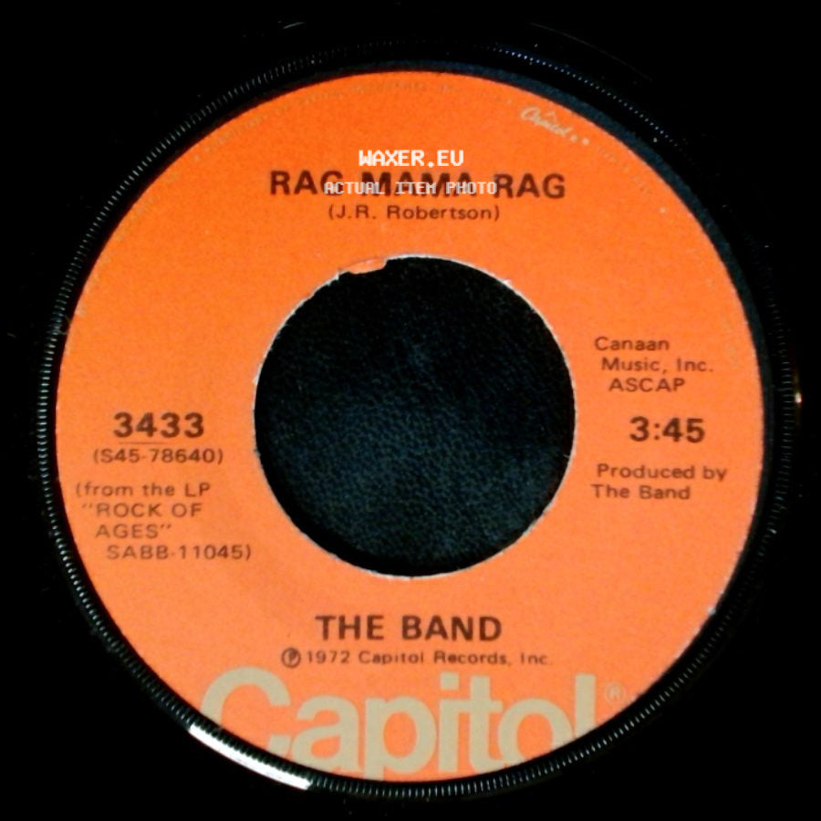 The Band - Rag Mama Rag / Don't Do It side A