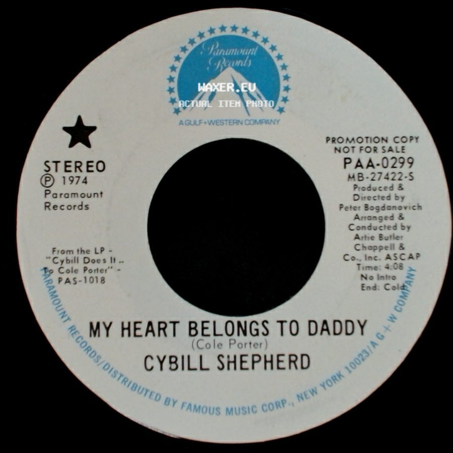 Cybill Shepherd - Anything Goes / My Heart Belongs To Daddy side B