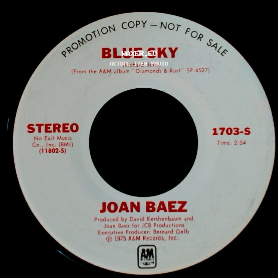 Joan Baez - Blue Sky / Blue Sky side B