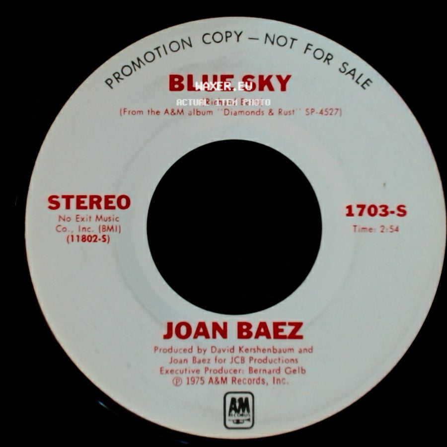 Joan Baez - Blue Sky / Blue Sky side B