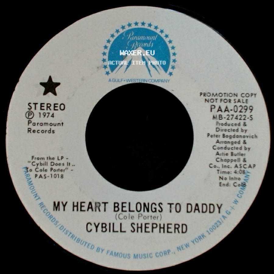 Cybill Shepherd - My Heart Belongs To Daddy / Anything Goes side A