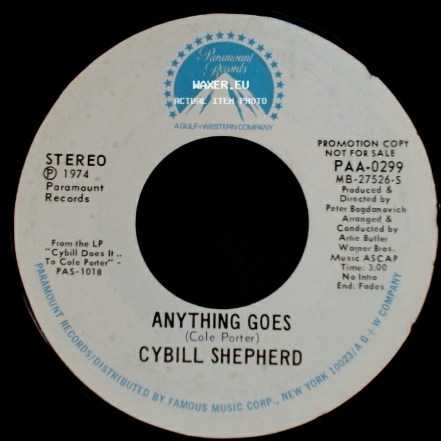 Cybill Shepherd - My Heart Belongs To Daddy / Anything Goes side B