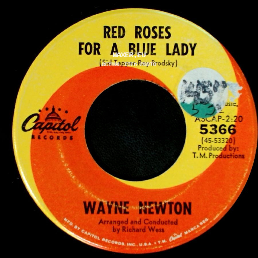 Wayne Newton - Red Roses For A Blue Lady / One More Memory side A