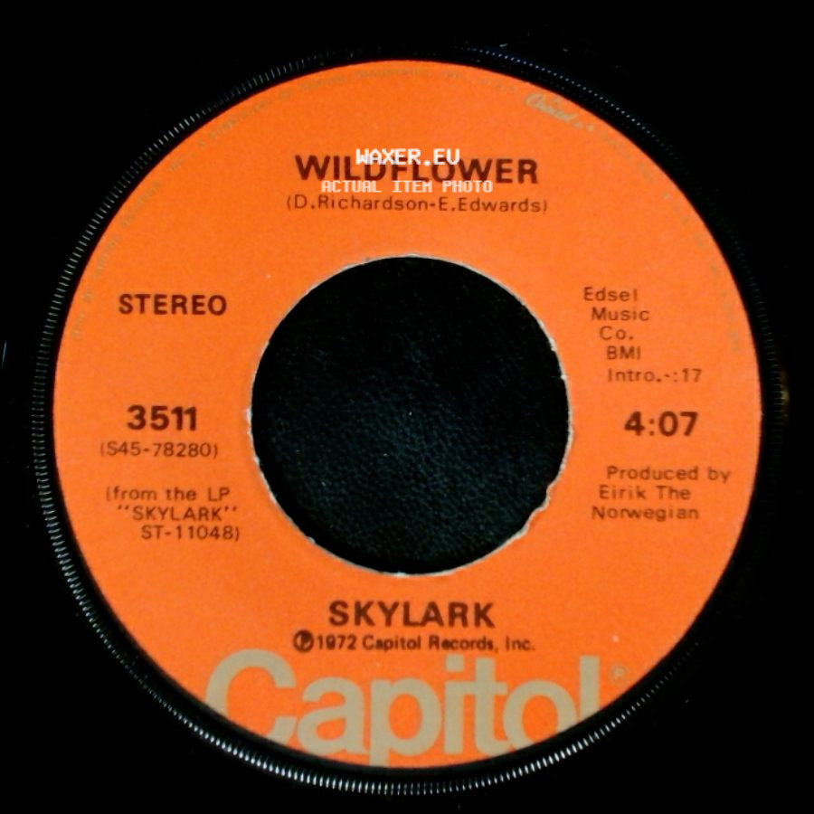 Skylark - Wildflower / The Writing's On The Wall side A