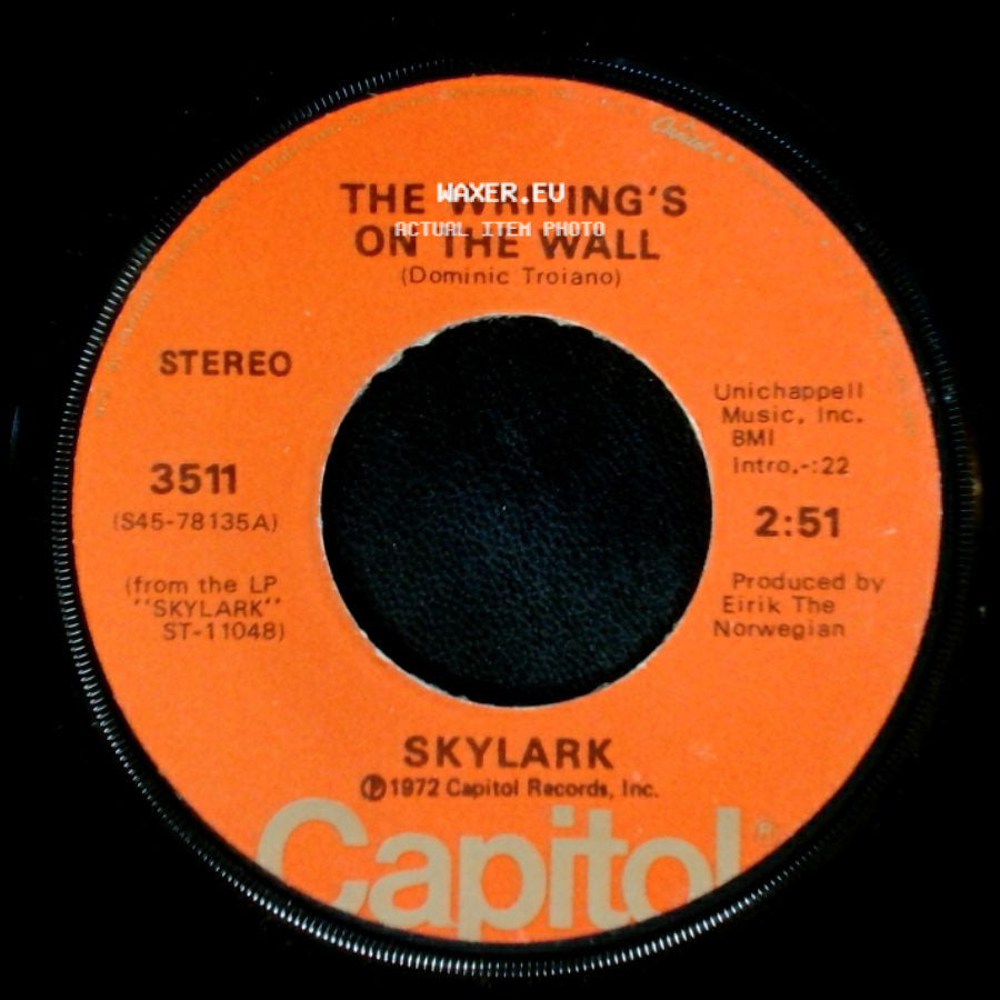 Skylark - Wildflower / The Writing's On The Wall side B