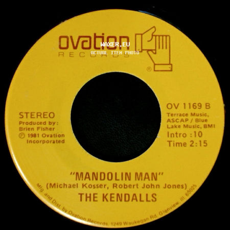 The Kendalls - Heart Of The Matter / Mandolin Man side B