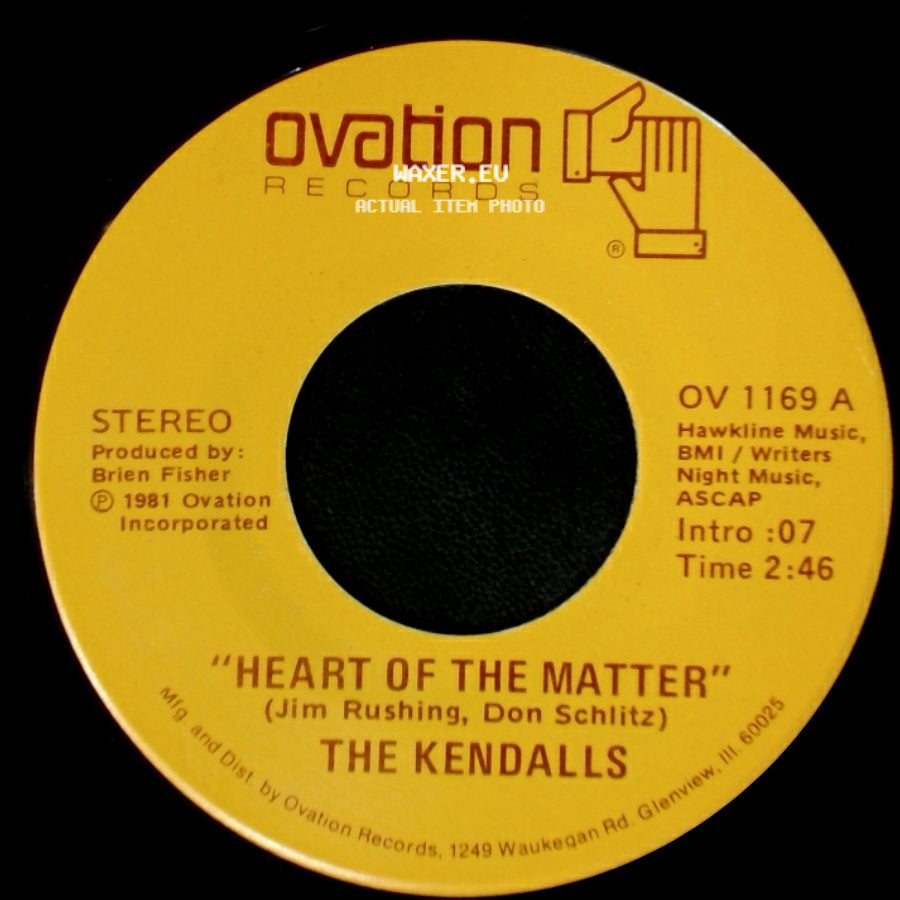 The Kendalls - Heart Of The Matter / Mandolin Man side A