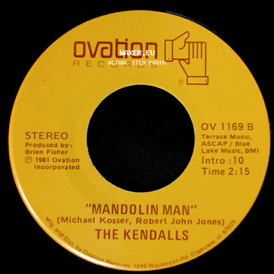 The Kendalls - Heart Of The Matter / Mandolin Man side B