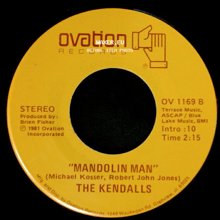 The Kendalls - Heart Of The Matter / Mandolin Man side B