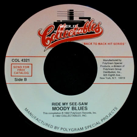 Moody Blues - Question / Ride My See-Saw side B
