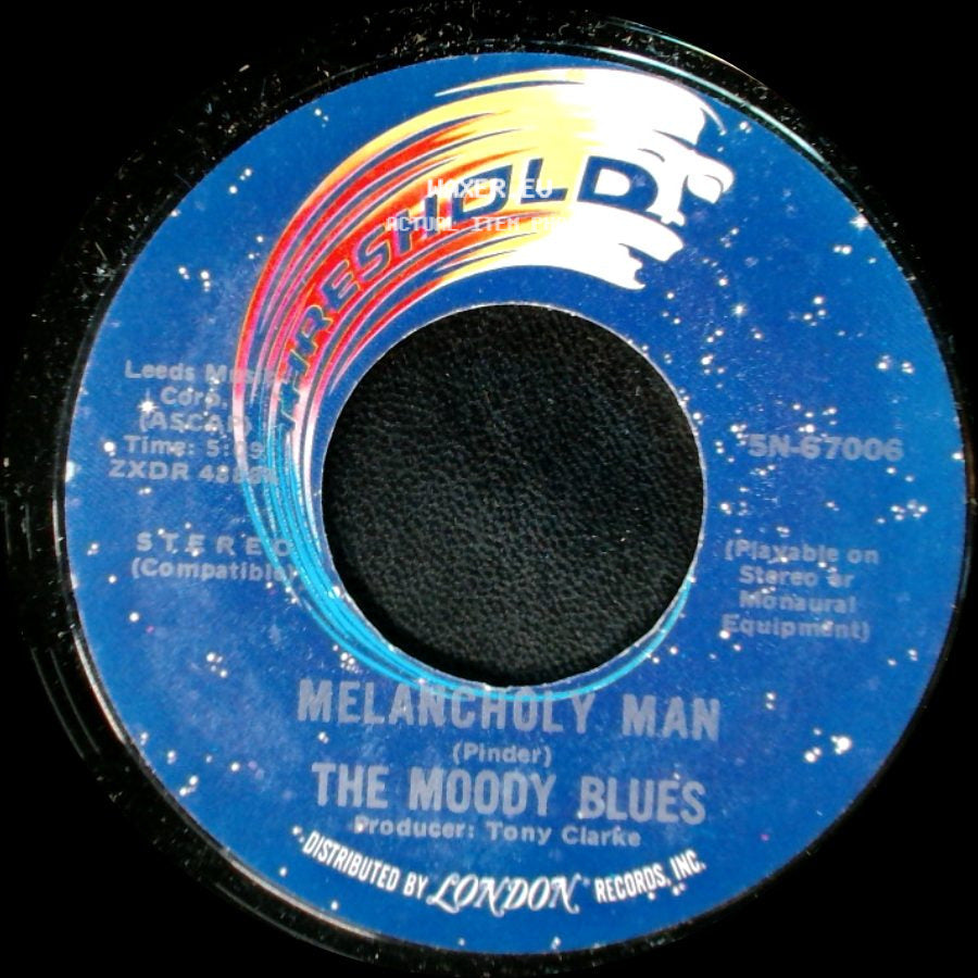 The Moody Blues - The Story In Your Eyes / Melancholy Man side B