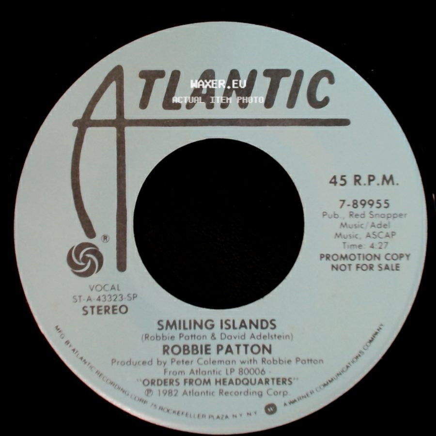 Robbie Patton - Smiling Islands / Smiling Islands side A