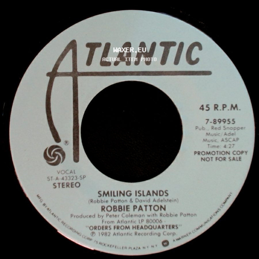 Robbie Patton - Smiling Islands / Smiling Islands side B