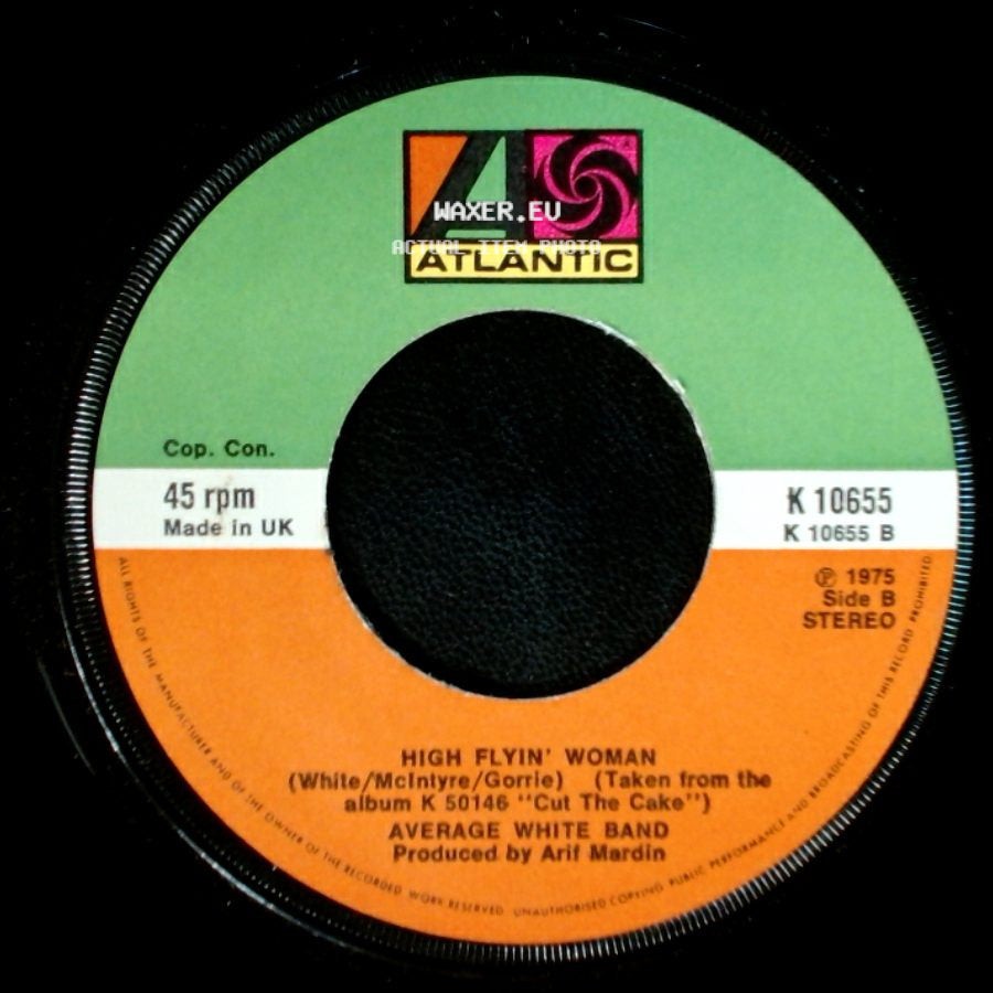 Average White Band - If I Ever Lose This Heaven / High Flyin' Woman side B