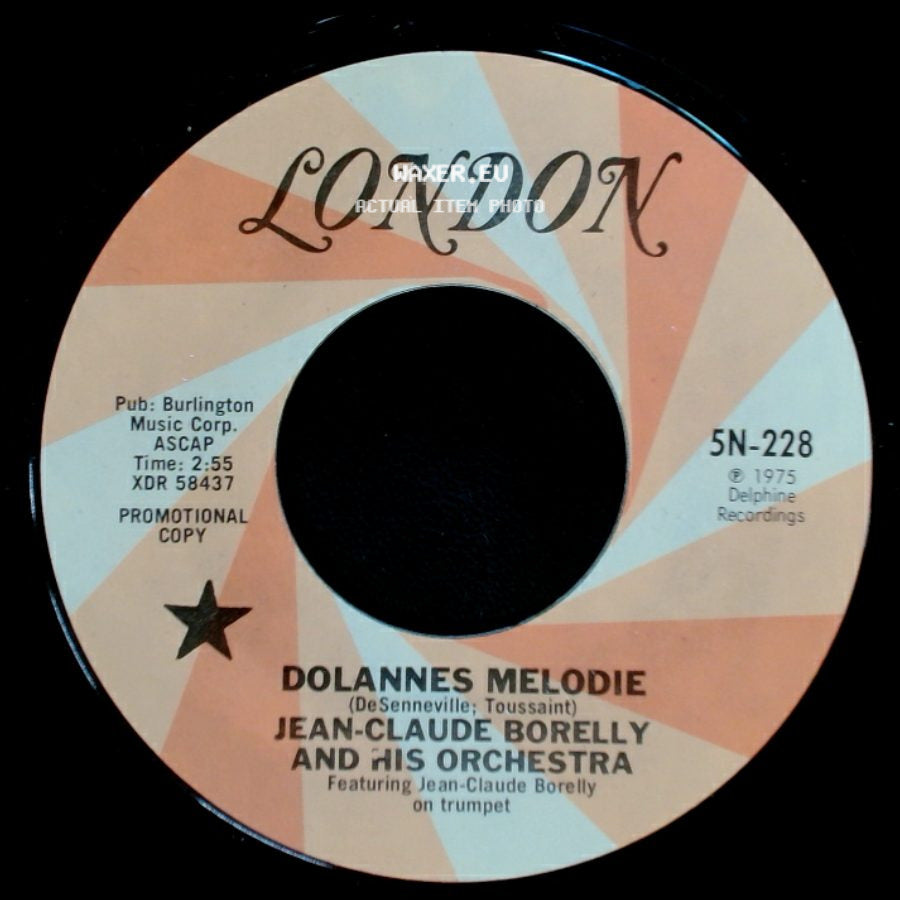 Jean-Claude Borelly And His Orchestra - Dolannes Melodie / Dolannes Melodie side A