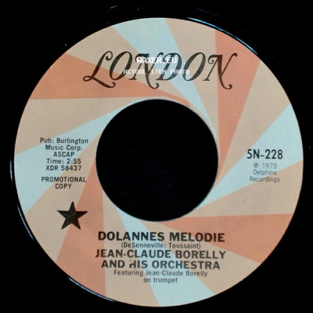 Jean-Claude Borelly And His Orchestra - Dolannes Melodie / Dolannes Melodie side A
