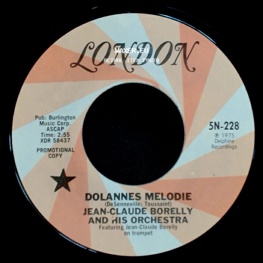 Jean-Claude Borelly And His Orchestra - Dolannes Melodie / Dolannes Melodie side A