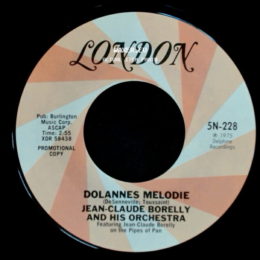 Jean-Claude Borelly And His Orchestra - Dolannes Melodie / Dolannes Melodie side B