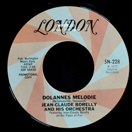 Jean-Claude Borelly And His Orchestra - Dolannes Melodie / Dolannes Melodie side B