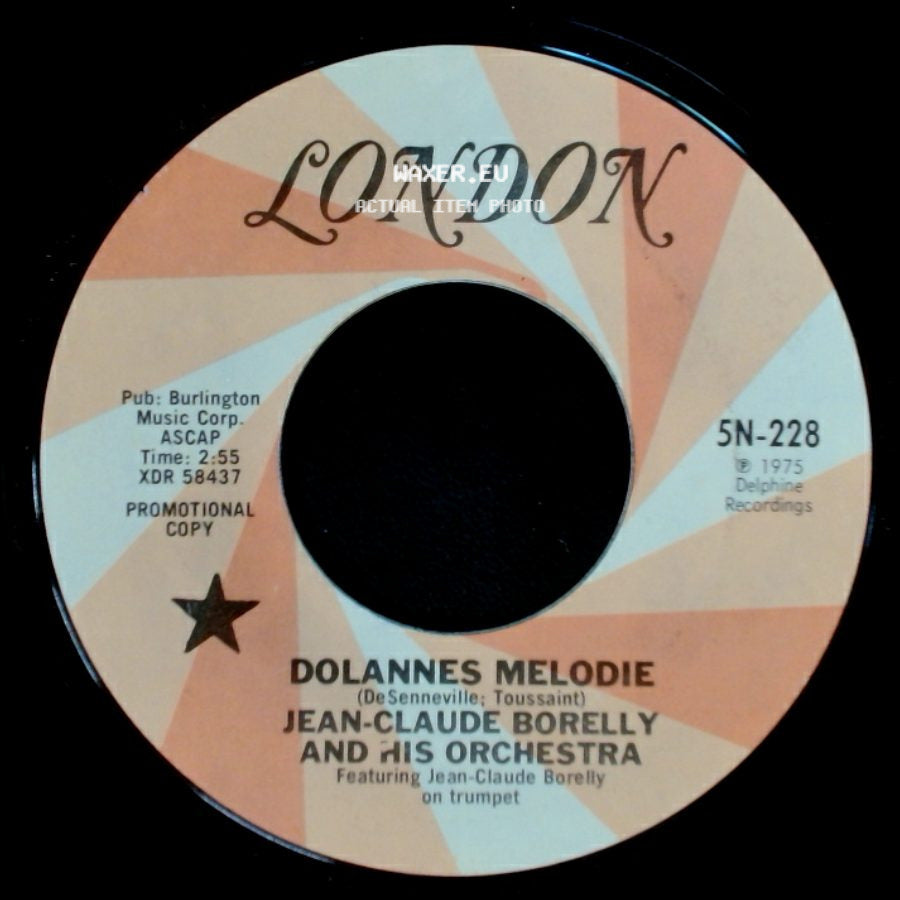 Jean-Claude Borelly And His Orchestra - Dolannes Melodie / Dolannes Melodie side A