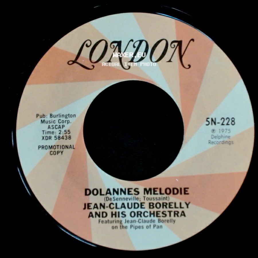 Jean-Claude Borelly And His Orchestra - Dolannes Melodie / Dolannes Melodie side B