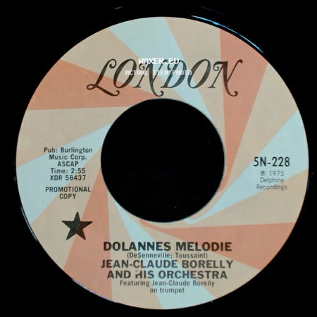 Jean-Claude Borelly And His Orchestra - Dolannes Melodie / Dolannes Melodie side B