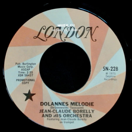 Jean-Claude Borelly And His Orchestra - Dolannes Melodie / Dolannes Melodie side B