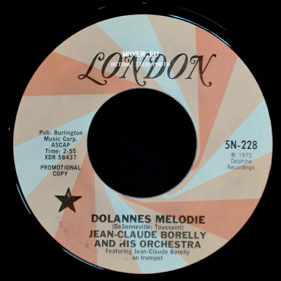 Jean-Claude Borelly And His Orchestra - Dolannes Melodie / Dolannes Melodie side A