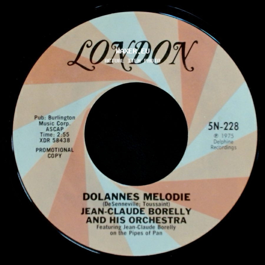 Jean-Claude Borelly And His Orchestra - Dolannes Melodie / Dolannes Melodie side B