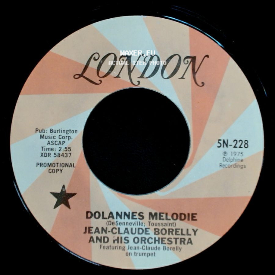 Jean-Claude Borelly And His Orchestra - Dolannes Melodie / Dolannes Melodie side A