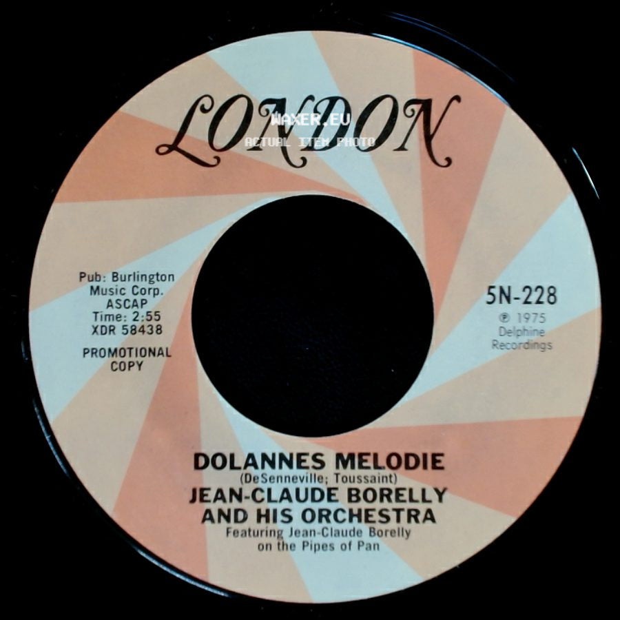 Jean-Claude Borelly And His Orchestra - Dolannes Melodie / Dolannes Melodie side A