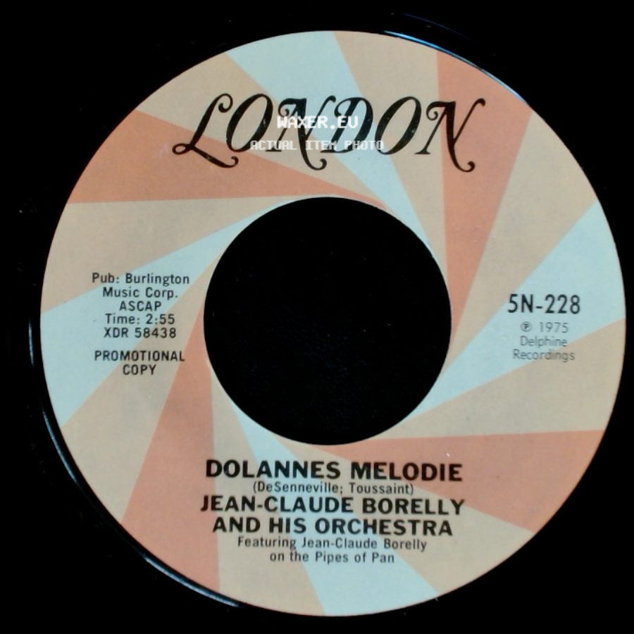 Jean-Claude Borelly And His Orchestra - Dolannes Melodie / Dolannes Melodie side A