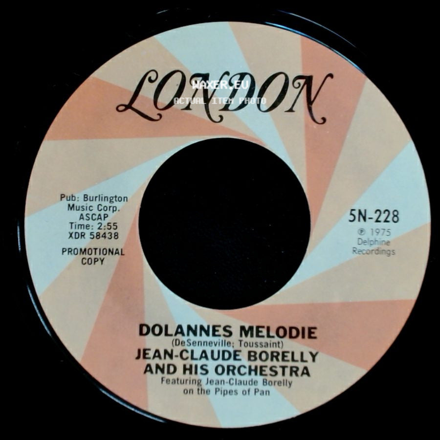 Jean-Claude Borelly And His Orchestra - Dolannes Melodie / Dolannes Melodie side B