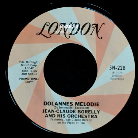 Jean-Claude Borelly And His Orchestra - Dolannes Melodie / Dolannes Melodie side B