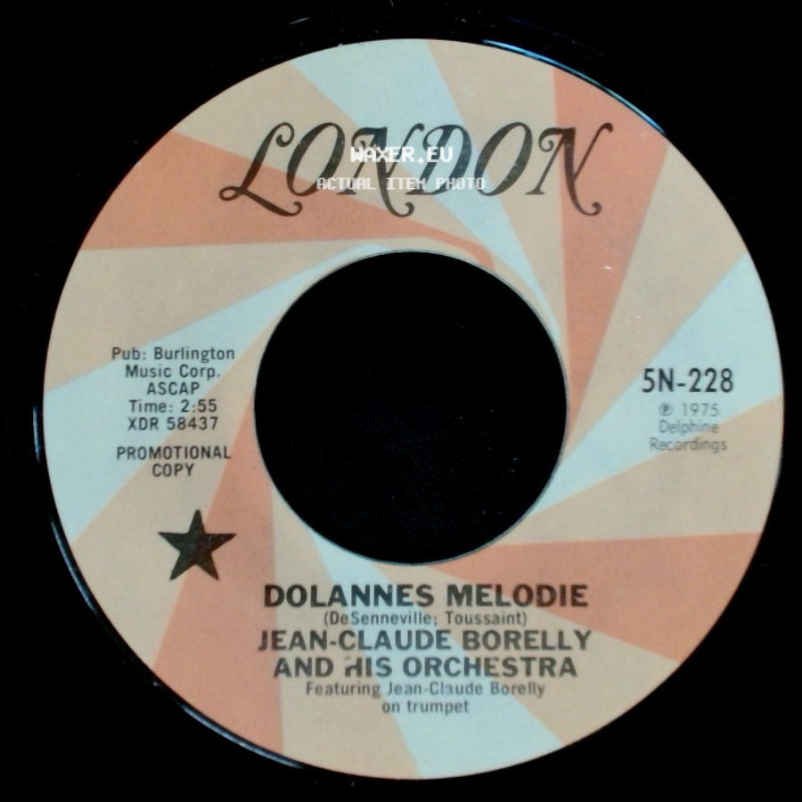 Jean-Claude Borelly And His Orchestra - Dolannes Melodie / Dolannes Melodie side A