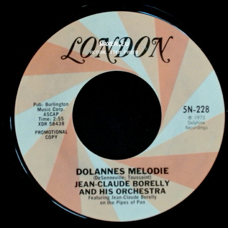 Jean-Claude Borelly And His Orchestra - Dolannes Melodie / Dolannes Melodie side B