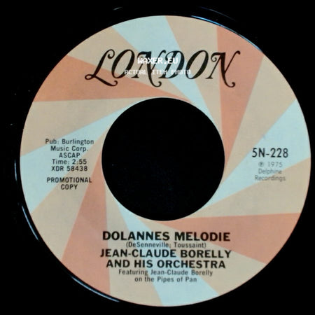 Jean-Claude Borelly And His Orchestra - Dolannes Melodie / Dolannes Melodie side B