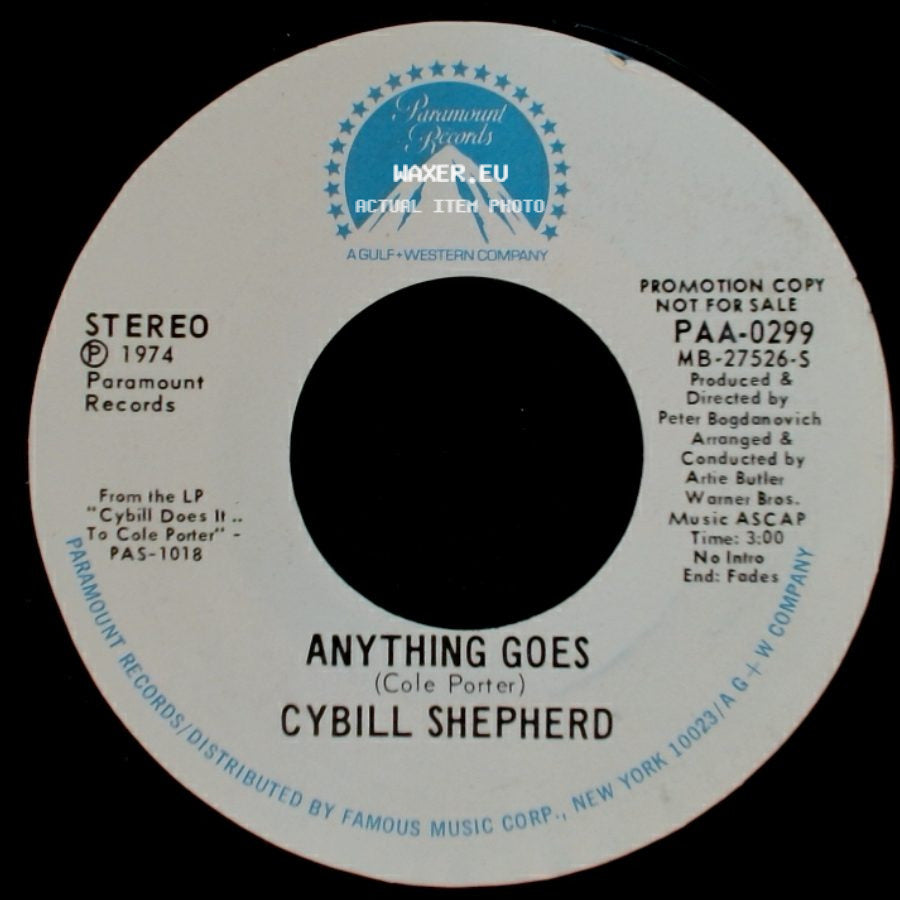Cybill Shepherd - Anything Goes / My Heart Belongs To Daddy side A