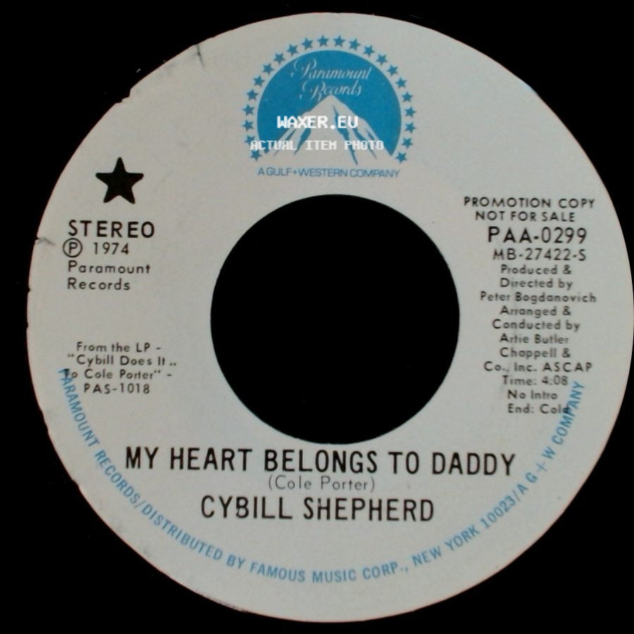 Cybill Shepherd - Anything Goes / My Heart Belongs To Daddy side B