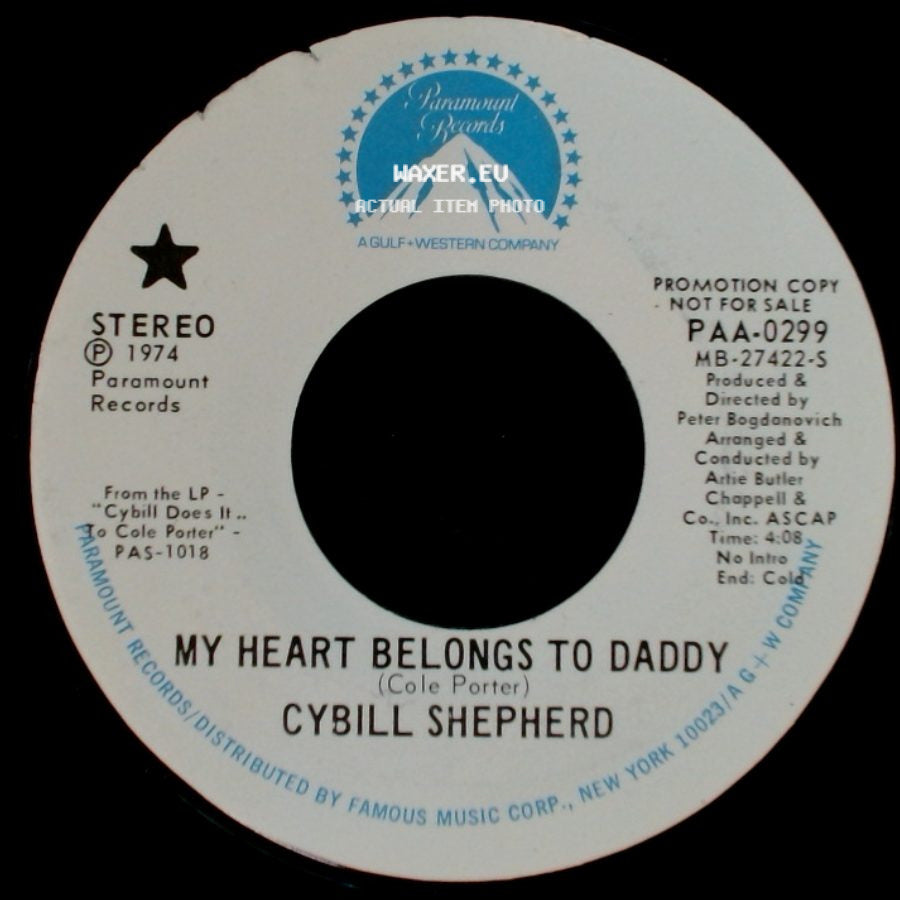 Cybill Shepherd - Anything Goes / My Heart Belongs To Daddy side B